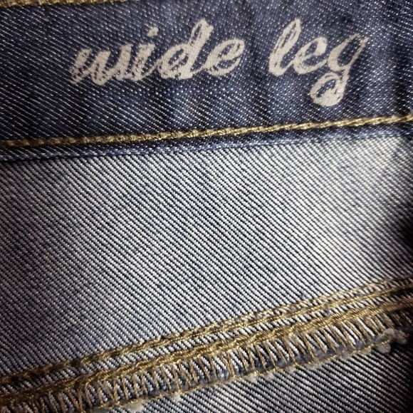 Calvin Klein Size 8 Wide Leg Blue - Picture 8 of 17